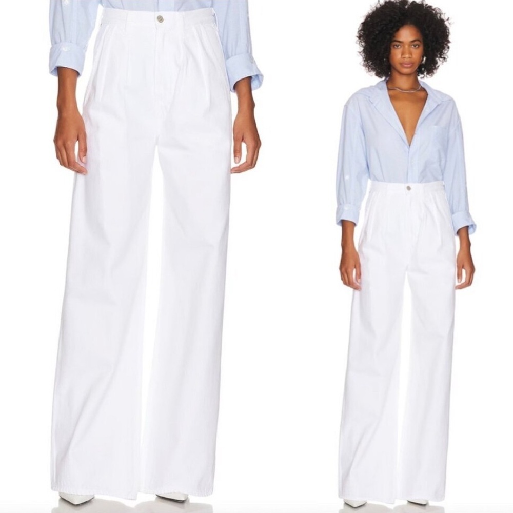 NWT Citizens of Humanity Maritzy Pleated Trouser in Prism 30